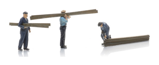 [Artitec 5120002  ] Charpentiers 1920-1990 (3x) TT 1:120 Modèle fini Figurines, peintes Artitec 5120002  