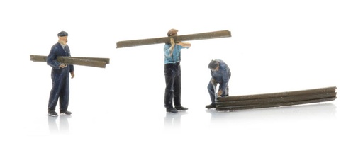 [Artitec 5160002  ] Charpentiers 1920-1990 (3x) N 1:160 Modèle fini Figurines, peintes Artitec 5160002  