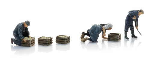 [Artitec 5160003  ] Paysans des champs (3x) N 1:160 Modèle fini Figurines, peintes Artitec 5160003  