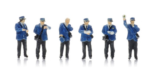[Artitec 5160010  ] Contrôleur NS années 70 (6x) N 1:160 Modèle fini Figurines, peintes Artitec 5160010  