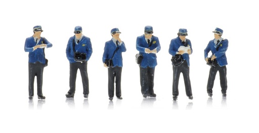 [Artitec 5160011  ] Contrôleur NS années 80 (6x) N 1:160 Modèle fini Figurines, peintes Artitec 5160011  