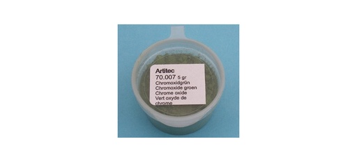 [Artitec 70.007  ] Poudre vert oxyde de chrome --- Boîte d'emballage 5-7 grammes Artitec 70.007  