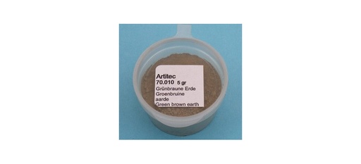 [Artitec 70.010  ] Poudre de terre brun-vert --- Boîte d'emballage 5-7 grammes Artitec 70.010  