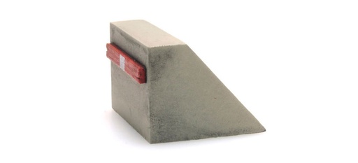 [Artitec 312.015  ] Butoir en béton TT 1:120 Modèle fini en résine, peint Artitec 312.015  