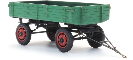 [Artitec 312.039  ] Remorque E3 3t DDR, verte TT 1:120 Modèle fini en résine, peint Artitec 312.039  
