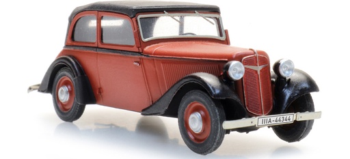 [Artitec 312.042  ] Adler Trumpf Junior cabriolimousine Capote fermée TT 1:120 Modèle fini en résine, peint Artitec 312.042  