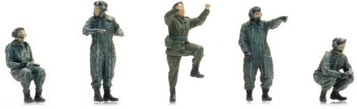 [Artitec 5870005  ] NL Nederlandse pantser- en tankbemanning (5x) H0 1:87 Modèle fini Figurines, peintes Artitec 5870005  