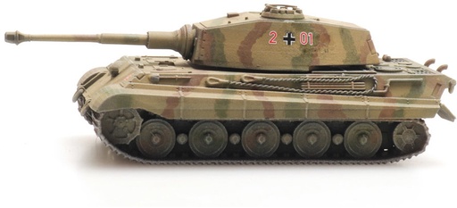 [Artitec 6120012  ] WM Tiger II Transport ferroviaire TT 1:120 Modèle fini en résine, peint Artitec 6120012  