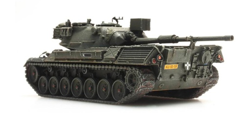 [Artitec 6870053  ] NL Leopard 1 en treinlading H0 1:87 Modèle fini en résine, peint Artitec 6870053  
