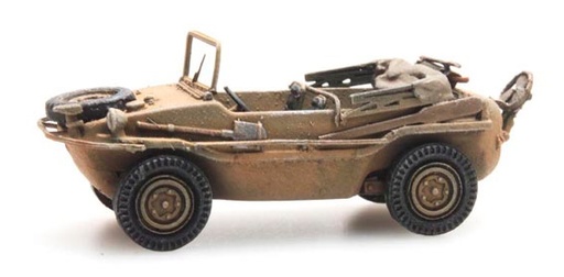 [Artitec 6870074  ] WM Schwimmwagen VW 166 K2s jaune H0 1:87 Modèle fini en résine, peint Artitec 6870074  