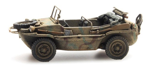 [Artitec 6870075  ] WM Schwimmwagen VW 166 K2s Camouflage H0 1:87 Modèle fini en résine, peint Artitec 6870075  