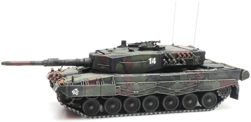 [Artitec 6870118  ] CH Leopard 2A4 Swiss Army Camo H0 1:87 Modèle fini en résine, peint Artitec 6870118  