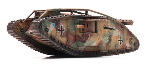 [Artitec 6870178  ] WW I Mark IV male beute Abt. 14 Heinz H0 1:87 Modèle fini en résine, peint Artitec 6870178  