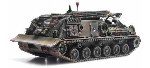 [Artitec 6870242  ] BRD M88 BPz camouflage transport ferroviaire H0 1:87 Modèle fini en résine, peint Artitec 6870242  