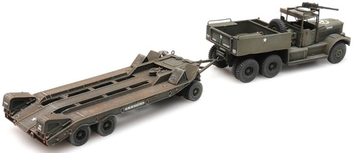 [Artitec 6870280  ] US M19 Diamond T avec remorque H0 1:87 Modèle fini en résine, peint Artitec 6870280  