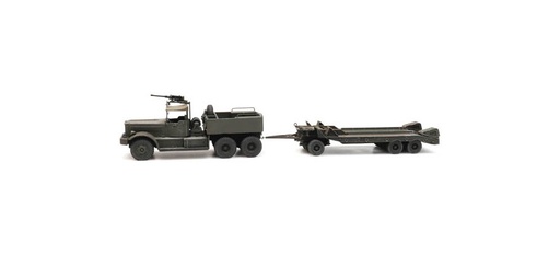 [Artitec 6870282  ] NL M19 Diamond T met aanhanger H0 1:87 Modèle fini en résine, peint Artitec 6870282  