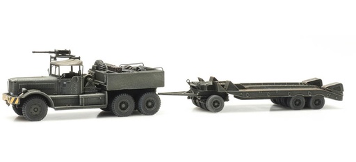[Artitec 6870283  ] B M19 Diamond T met aanhanger H0 1:87 Modèle fini en résine, peint Artitec 6870283  
