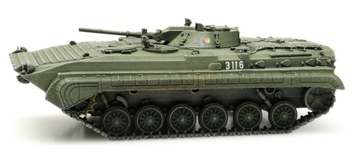 [Artitec 6870289  ] DDR BMP1 NVA vert transport ferroviaire H0 1:87 Modèle fini en résine, peint Artitec 6870289  