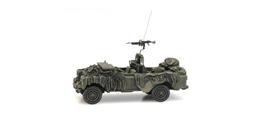 [Artitec 6870343  ] UK Land Rover 109 prêt au combat H0 1:87 Modèle fini en résine, peint Artitec 6870343  