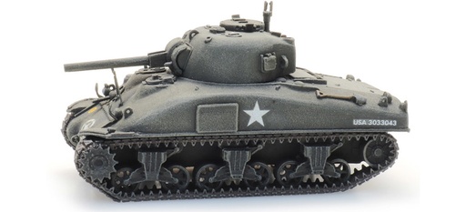 [Artitec 6870385  ] US M4A1 Sherman train load H0 1:87 Modèle fini en résine, peint Artitec 6870385  