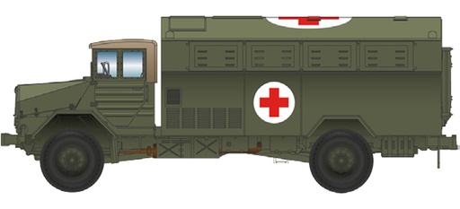 [Artitec 6870419  ] BRD MAN 630 L2 A Ambulance hospitalière de grande capacité (KrKw GR) H0 1:87 Modèle fini en résine, peint Artitec 6870419  