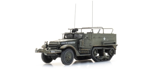 [Artitec 6870438  ] US M4A1 halftrack 81mm mortar H0 1:87 Modèle fini en résine, peint Artitec 6870438  