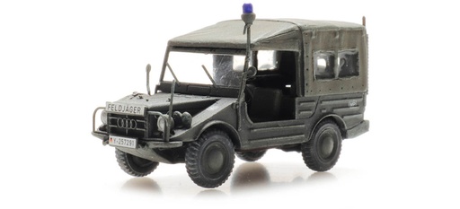 [Artitec 6870449  ] BRD DKW Munga 91/8 Oliv Feldjäger H0 1:87 Modèle fini en résine, peint Artitec 6870449  
