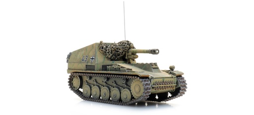 [Artitec 6870486  ] WM Sd.Kfz. 124 Camouflage Guêpe H0 1:87 Modèle fini en résine, peint Artitec 6870486  