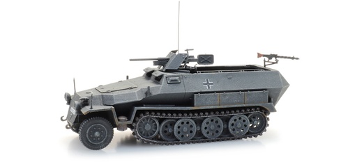 [Artitec 6870525  ] WM Sd.Kfz. 251/10 Ausf. C, 3.7cm Pak gris H0 1:87 Modèle fini en résine, peint Artitec 6870525  