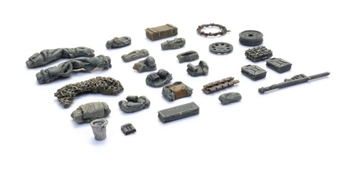 [Artitec 6870532  ] WM Accessoires Sd.Kfz. 250/251 gris H0 1:87 Modèle fini en résine, peint Artitec 6870532  