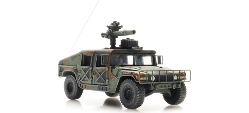 [Artitec 6870544  ] US Humvee Camo Armored TOW H0 1:87 Modèle fini en résine, peint Artitec 6870544  