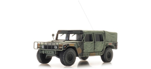 [Artitec 6870552  ] US Humvee Camo Jeep (not Armored) TK/INF H0 1:87 Modèle fini en résine, peint Artitec 6870552  