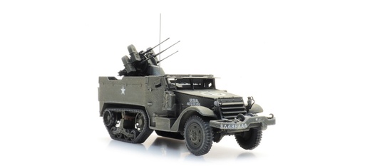 [Artitec 6870565  ] US M16 half track anti air H0 1:87 Modèle fini en résine, peint Artitec 6870565  