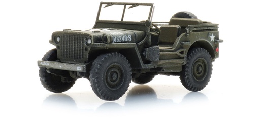 [Artitec 6870579  ] US Willys jeep H0 1:87 Modèle fini en résine, peint Artitec 6870579  