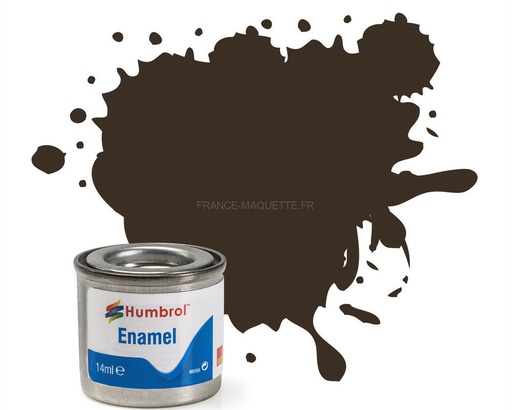 [13174] Humbrol 481010 Nr. 10 Dunkelbraun, glaenzend,