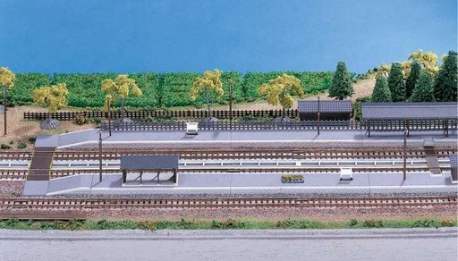 [44107] Kato 23-130 Noch 7074935 Quai à monter en kit