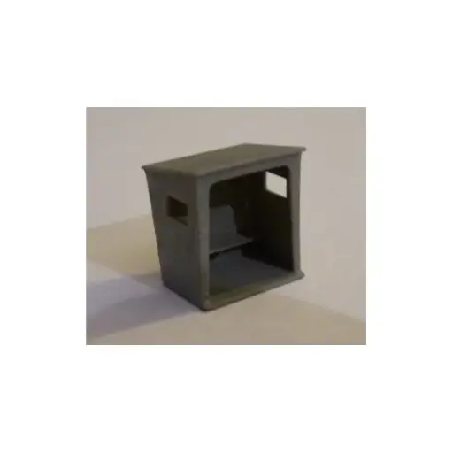 [941] TJ-1131 - Abribus béton, petit TJ-Modèles