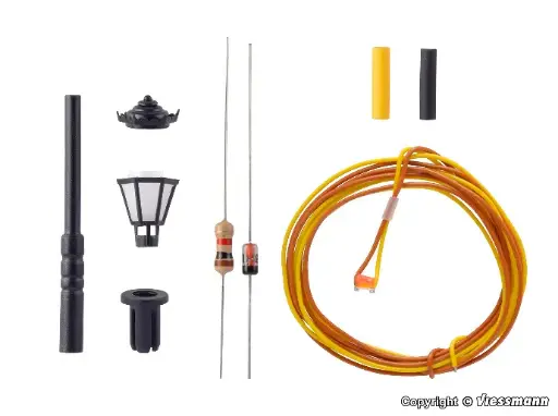 [10451] Viessmann 6620 N Parklaterne, Bausatz, LED