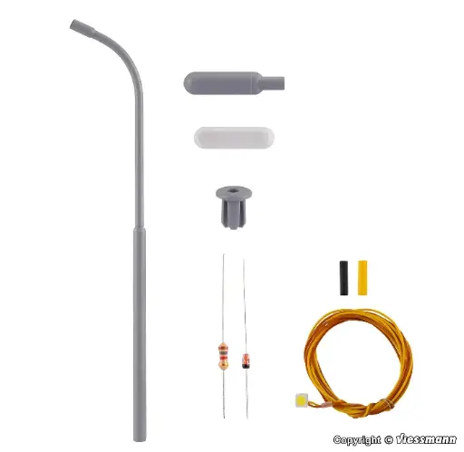 [10460] Viessmann 6722 H0 Bausatz Peitschenl., LED
