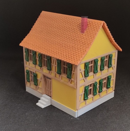 [2205MH]  La maison d’Helena maison alsacienne en Kit échelle HO de Maison d'ANTAN