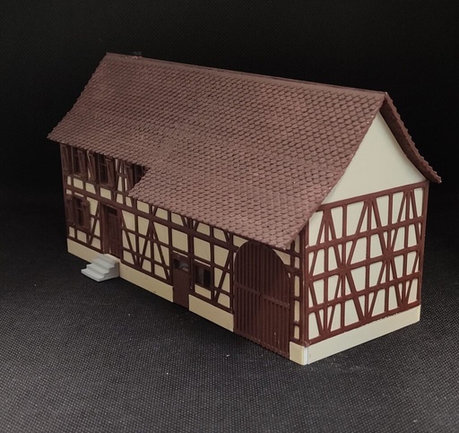 [2206FJ] La ferme de Jakob maison alsacienne en Kit échelle HO de Maison d'ANTAN   