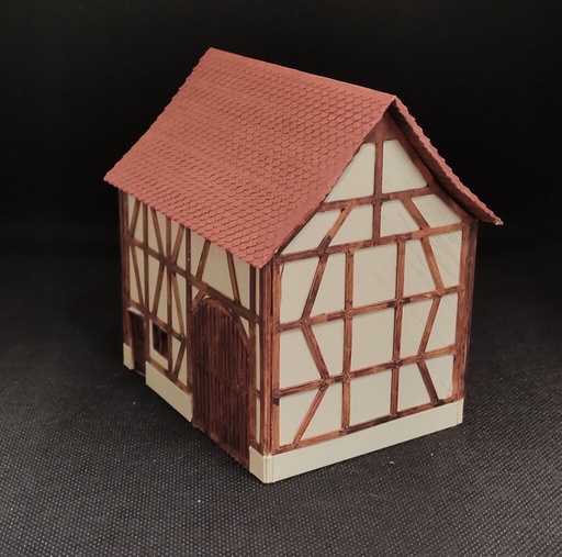 [2207LG] La Grange de Valentin maison alsacienne en Kit échelle HO de Maison d'ANTAN 
