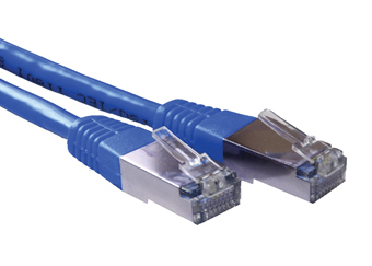 [73-80128-01] Câble de raccordement RJ-45, 1m, bleu, s88-N Tams Elektronik 73-80128-01 