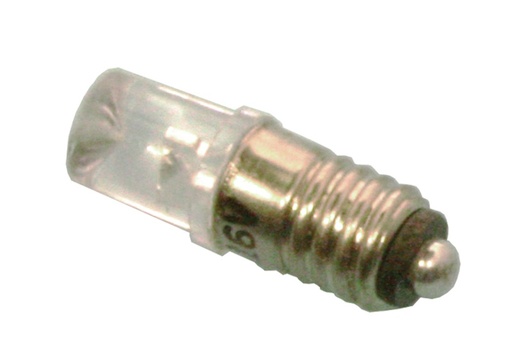 [81-40321-02] LED 5 mm "Cylindre", blanc chaud, culot fileté E5.5, 16-22 V Tams Elektronik 81-40321-02 