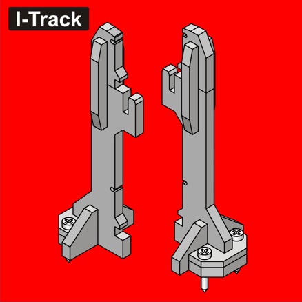 [HCT9746] Supports pour segments supérieurs de transition  360° Rondela HCT9746 I-Track France 