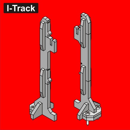 [HCT9746B] Supports pour segments de transition supérieurs  540° Rondela HCT9746B I-Track France 