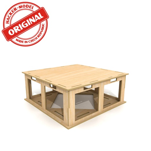 [HCT9801X] Module prêt à assembler Easy fit en  contreplaqué découpé laser  40 x 40 x 16 cm HCT9801X I-Track France 