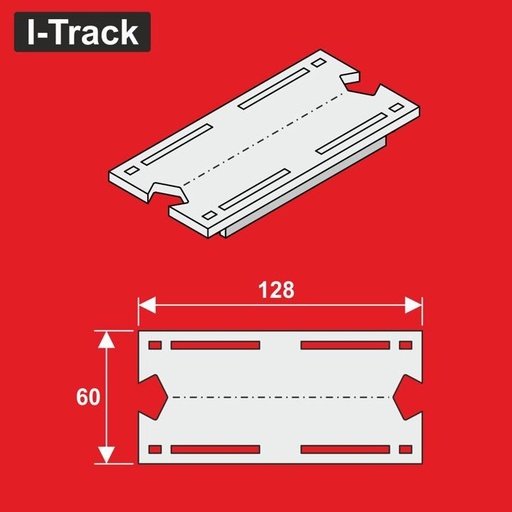 [HCT9705XU] Réducteur pour segments I-Track voie unique HCT9705XU I-Track France 