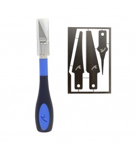 [Artesania Latina 27047-1  ] Nouveau Cutter Nº5 Ergonomique avec 2 Scies et Applicateur d'Adhésif  Artesania Latina 27047-1 