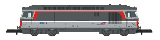 [L01-MS2A] BB67619 - Multiservices Analog SNCF V-VI  L01-MS2A Azar Models